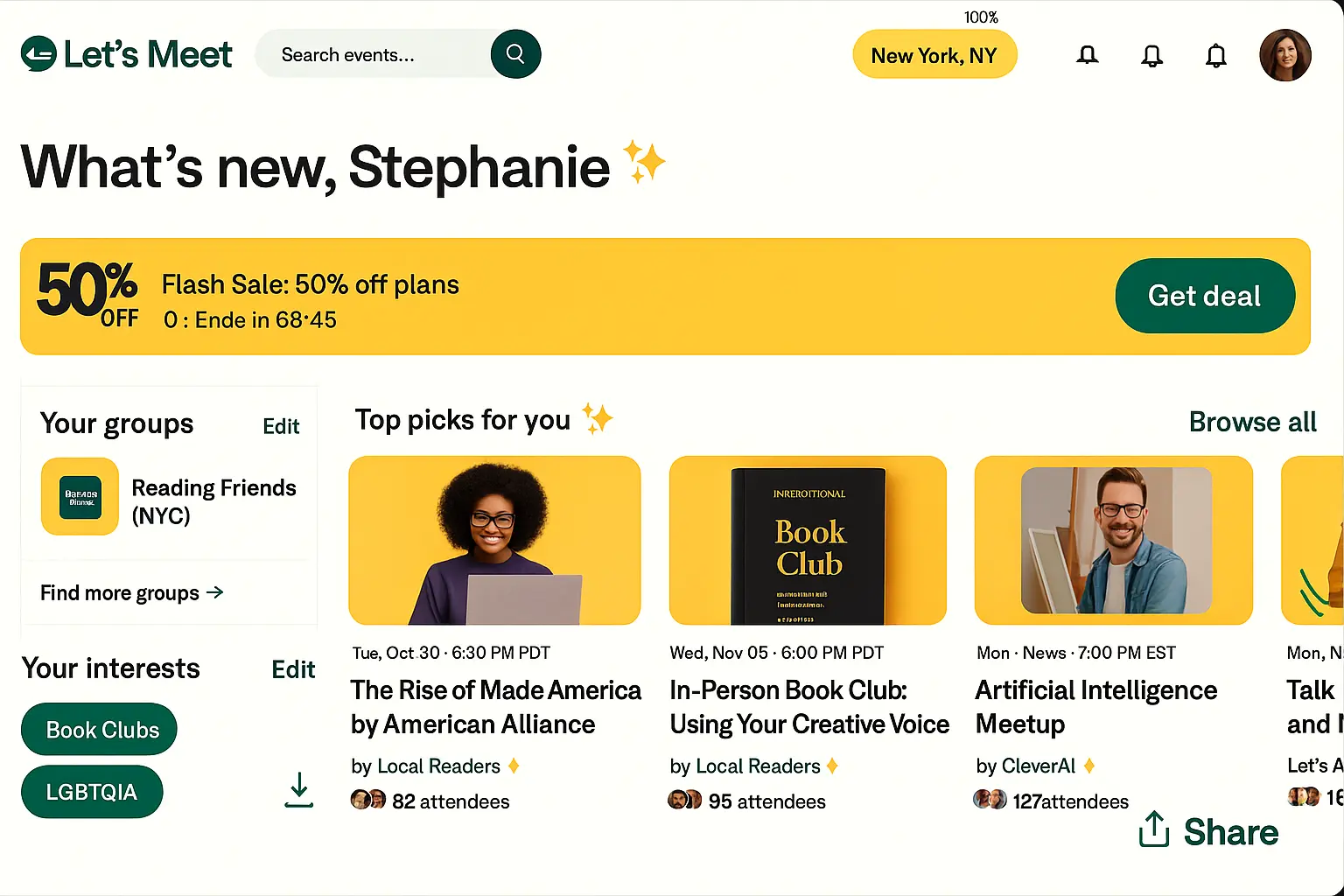 Book club app project