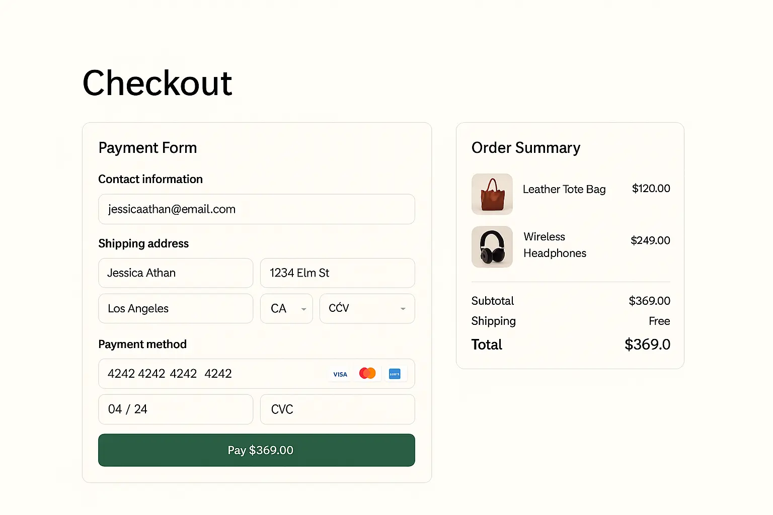 Ecommerce storefront project