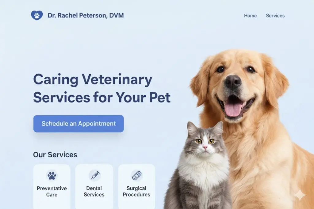 Veterinary clinic app project